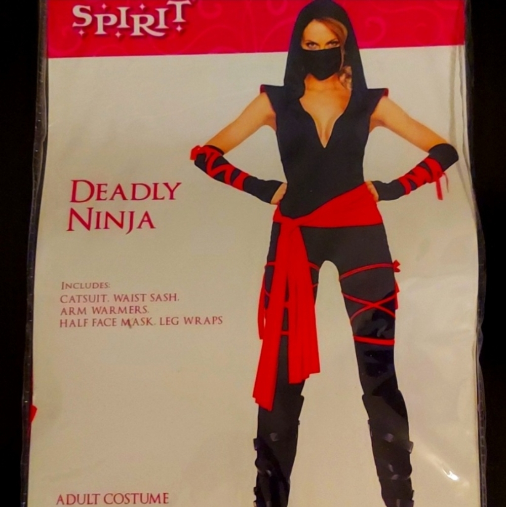 Costume Deadly Ninja/ Black/ Red